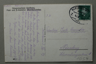 Postcard PC Oberdachstetten / 1929